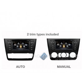 Navidroid® BMW Serie 1 (E81/E82/E87/E88) - Android 4.4.4, GPS, 6.2" HD 1080P, DVD, BT, WI-FI, Quad Core, 16GB, Mirror Link