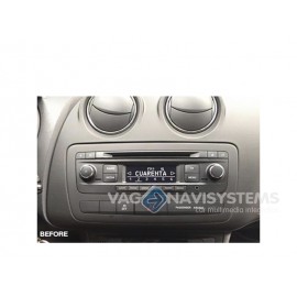 Navidroid® Seat Ibiza (6J) 2012 en adelante - Android 4.4.4, GPS, 6.2" HD 1080P, DVD, BT, WI-FI, Quad Core, 16GB, Mirror Link