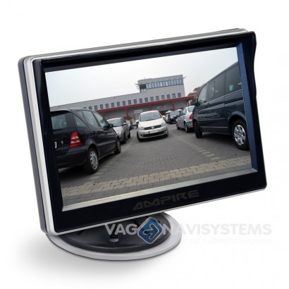 Monitor TFT AMPIRE 5" - HD (12.7 cm.) - 2x Entradas para cámaras o señales de Vídeo