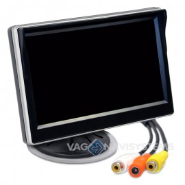 Monitor TFT AMPIRE 5" - HD (12.7 cm.) - 2x Entradas para cámaras o señales de Vídeo