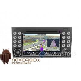 Navidroid® Mercedes SLK (W171/R171) 2004/11 - Android 4.4.4, GPS, 6,2" HD 1080P, DVD, BT, WI-FI, Quad Core, 16GB, Mirror Link