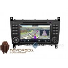 Navidroid® Mercedes 2004/10 Class C, CLC, CLS, G - Android 4.4.4, GPS, 7" HD 1080P, DVD, BT, WI-FI, Quad Core, 16GB, Mirror Link