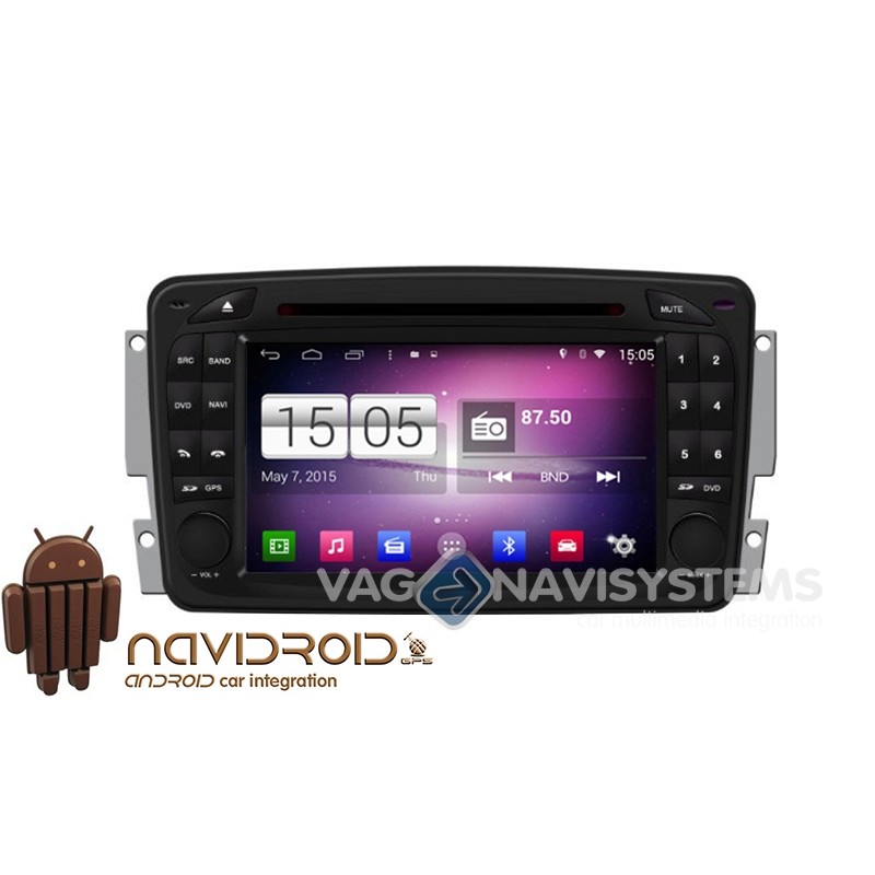 Navidroid® Mercedes 1996/2006 Clase A, C, CLK, E, G, M/ML, SLK, Vaneo, Viano, Vito