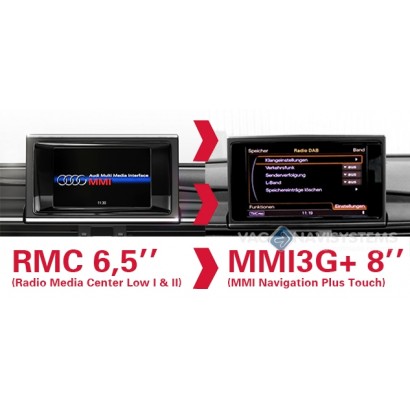 Kit de reequipamiento - Audi RMC -- MMI3G+ para A6 & A7 (4G)