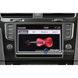 Retrofit set - Dynaudio soundsystem - VW Golf 7 VII (AU) with Discover PRO - 5G0035456