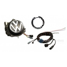 Retrofit kit - "OEM look" rear view camera + interface - VW Polo (6C) - 5" Composition color