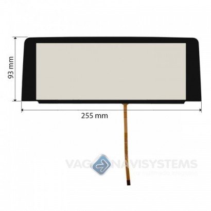 Panel táctil 8.8" Tipo cristal con embellecedor - BMW F20, F30