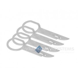 Radio modules removal keys for Audi, Skoda, Seat & Volkswagen vehicles