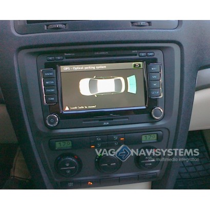 Parking distance control PDC with OPS - Front + rear retrofit - Skoda Octavia (1Z)