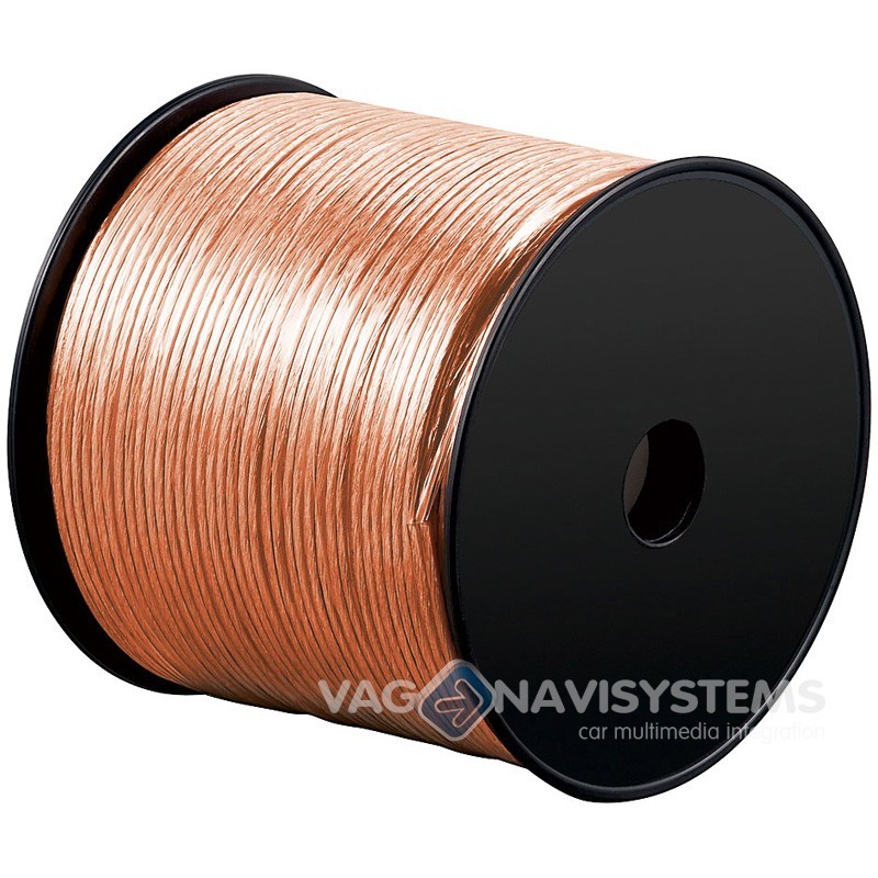 Cable de altavoz - 0,75mm ² Ø a 4mm ² Ø ,bobinas de 100m, Economy CCA