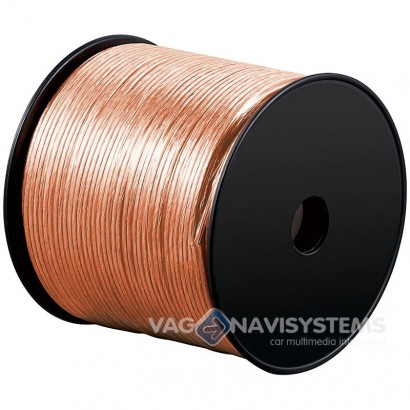 Cable de altavoz - 0,75mm ² Ø a 4mm ² Ø ,bobinas de 100m, Economy CCA