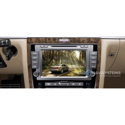 Kit de reequipamiento - Cámara trasera integrada aftermarket - Volkswagen Phaeton (3D) - RNS 810
