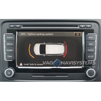 Parking distance control PDC with OPS - Front + rear retrofit - VW Transporter, Multivan, California (7H)