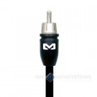 Cable adaptador audio - RCA - 30 cm. - "Y" 2 macho - 1 hembra
