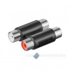 Adaptador - RCA - hembra - hembra