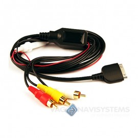 Cable AV - iPod / iPhone / iPad - con función de carga 12V