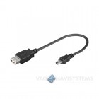Cable extensión USB - Mini USB