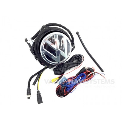 Aftermarket Camera - Flip badge (emblem) - VW Golf V (1K), VI (5K), EOS (1F), Passat (3C), Polo (6R)