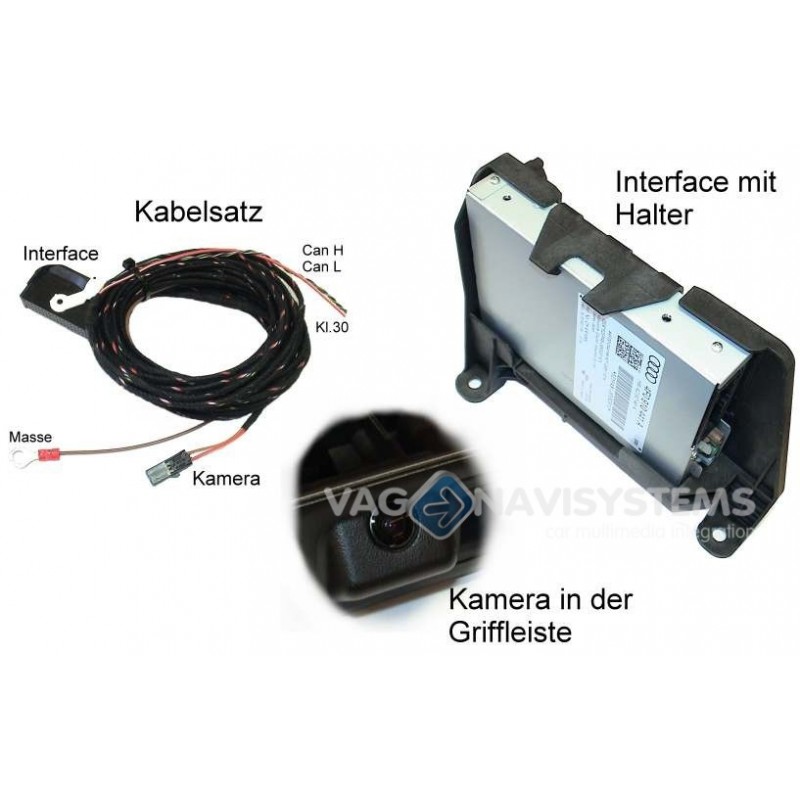 Audi APS Advanced (OEM Rear view camera) - Retrofit kit - Audi A6 (4F) - MMI 2G High