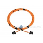 Wiring for MOST - 2 Meter - fiber optic cable set, twin pack