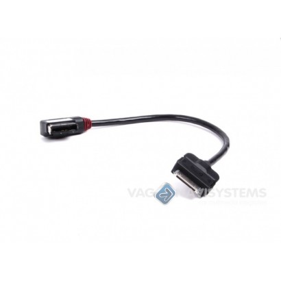 4F0051510R - iPod®, iPhone®, 30 pin, AMI Audi Music Interface adapter - MMI 3G+, RMC