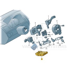 1K0953549CH - Electronic module for steering column combination switch