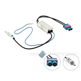 Double Fakra VAG antenna adapter - Universal aftermarket connector
