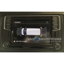 Parking distance control PDC with OPS - Front retrofit - VW Caddy (2K) 2016+ Facelift