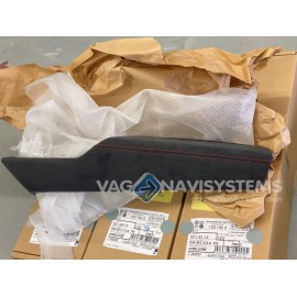 Set de 4 apoyabrazos de puertas originales Audi RSQ3 F3 - alcántara con costuras en rojo 83A867173B 83A867174B