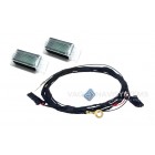 Front LED footwell courtesy lights retrofit kit for Volkswagen vehicles