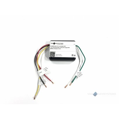 Estabilizador de corriente 12V con temporizador hasta 60 segundos (80W) entrada 8-16V