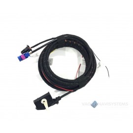 Cableado "versión más largo" Cámara trasera OEM (low) RGB - VW T5.1 Transporter, Multivan, California - RNS 510, 315, 310