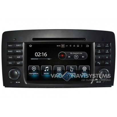 Navidroid® Mercedes R Class W251 2006/2013 - Android 7.1, GPS, 8" HD 1080P, DVD, BT, WI-FI, Quad Core, 16GB, Mirror Link-Copia