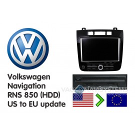 Conversion Service - VW Touareg (7P) RNS 850 (HDD) US to EU
