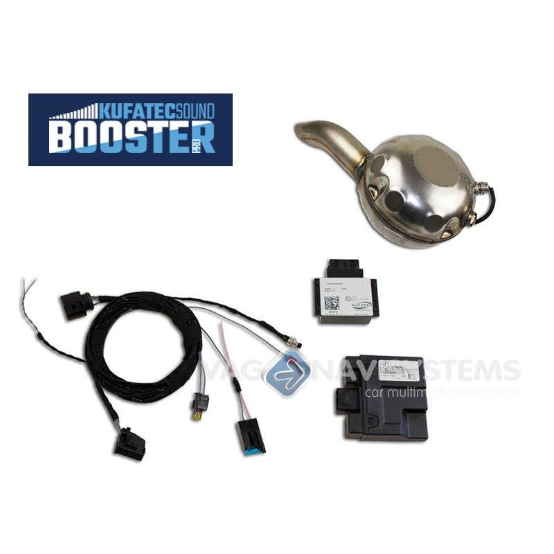 Sound Booster PRO - Kit Universal completo con módulo Active Sound - Volkswagen, Seat, Skoda - Externo