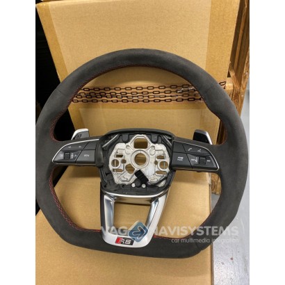 Multifunction steering wheel flat bottom - Audi Genuine - Audi RS Q3 (F3) - version RS