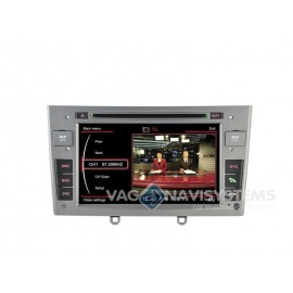 Navidroid® Peugeot 308/408/RCZ - Android 4.4.4, GPS, 7" HD 1080P, DVD, BT, WI-FI, Quad Core, 16GB, Mirror Link