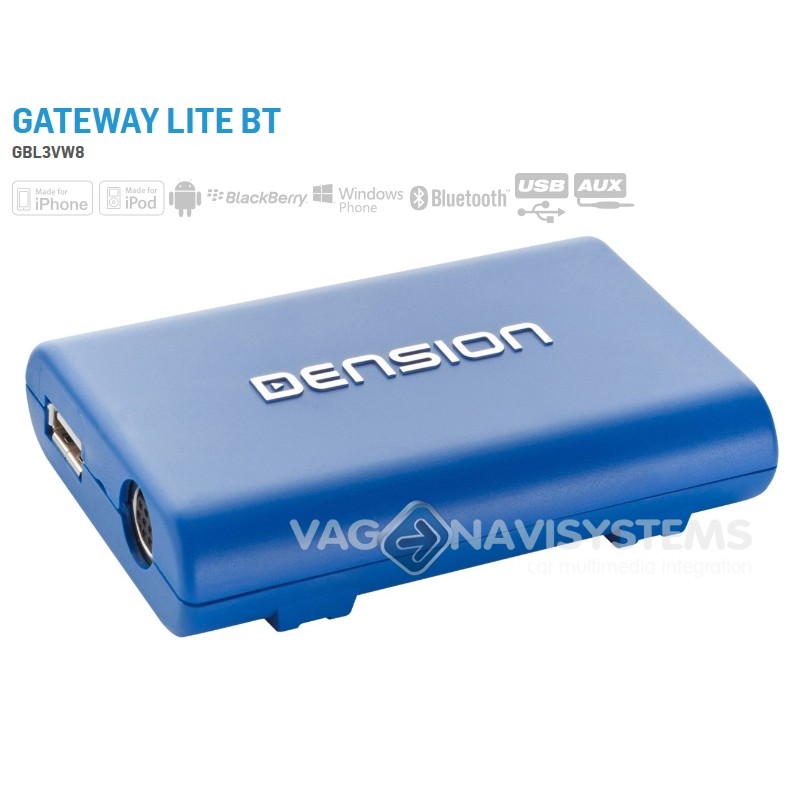 Dension Gateway Lite BT - GBL3VW8 - Volkswagen 1997/2006 - ISO