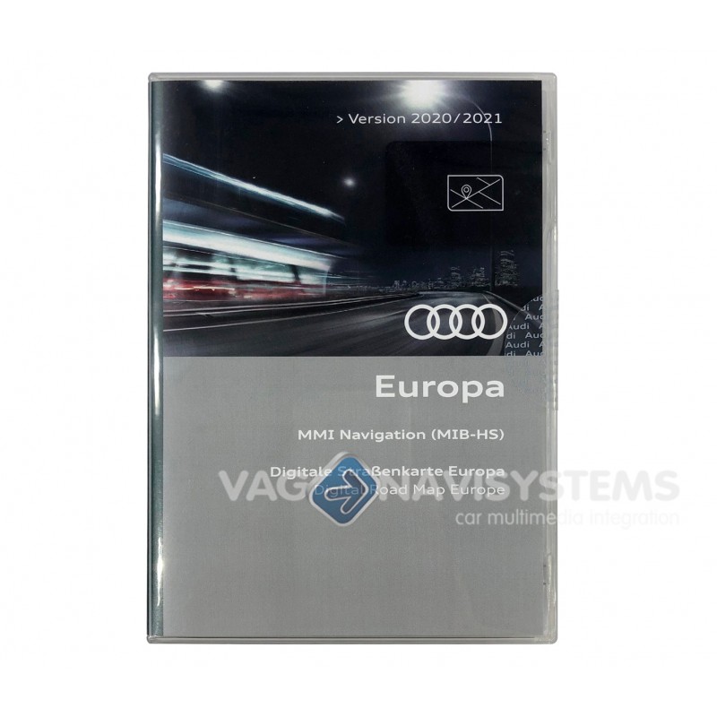8V0060867M Mapas Europa con documento de activación 2022 - Audi A3 (8V), TT (8S)