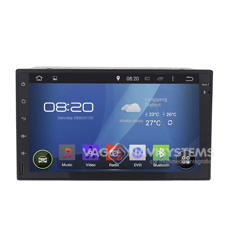 Navidroid® Universal 2DIN VAG-A8017K - Android 5.1.1, GPS, 7" HD 1080P, BT, WI-FI, Quad Core, 16GB, Mirror Link
